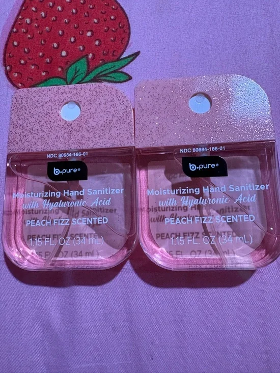 Moisturizing Hand Sanitizer Pack - Peach Fizz & Sunset Breeze - Picture 3 of 3